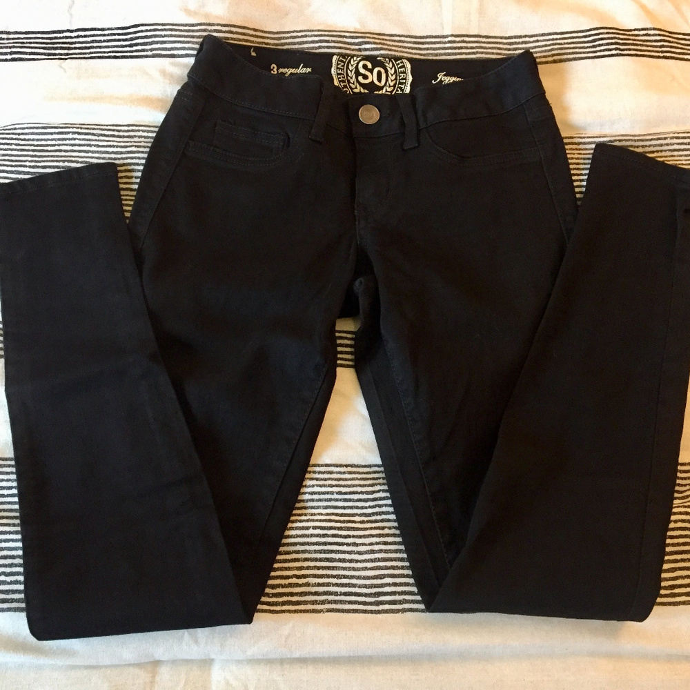 SO Black Jegging